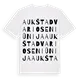 Aukštadvario seniūnija ordlek t-shirt