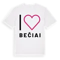 Jag älskar Bečiai t-shirt stort tryck