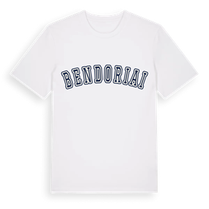 Bendoriai college t-shirt – ekologisk bomull t-shirt från Pinshirt