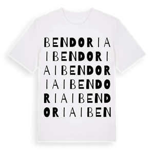 Bendoriai ordlek t-shirt – ekologisk bomull t-shirt från Pinshirt