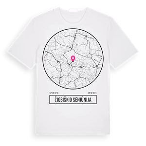 Čiobiškio seniūnija t-shirt – ekologisk bomull t-shirt från Pinshirt