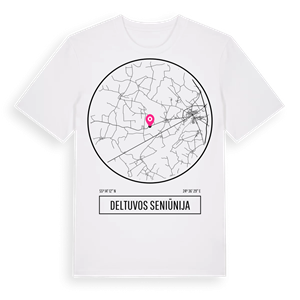 Deltuvos seniūnija t-shirt – ekologisk bomull t-shirt från Pinshirt