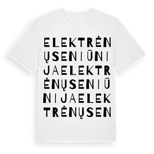 Elektrėnų seniūnija ordlek t-shirt – ekologisk bomull t-shirt från Pinshirt