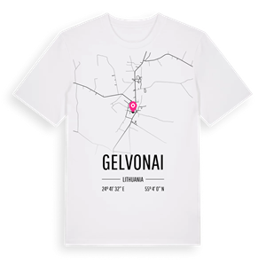 Gelvonai karta t-shirt – ekologisk bomull t-shirt från Pinshirt