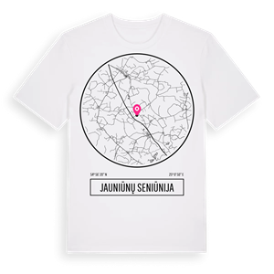 Jauniūnų seniūnija t-shirt – ekologisk bomull t-shirt från Pinshirt