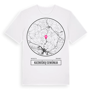 Kazokiškių seniūnija t-shirt – ekologisk bomull t-shirt från Pinshirt