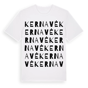 Kernavė ordlek t-shirt – ekologisk bomull t-shirt från Pinshirt