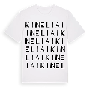 Kineliai ordlek t-shirt – ekologisk bomull t-shirt från Pinshirt