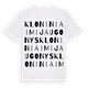 Kloniniai Mijaugonys ordlek t-shirt