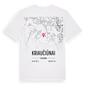 Kriaučiūnai karta t-shirt – ekologisk bomull t-shirt från Pinshirt