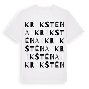 Krikštėnai ordlek t-shirt – ekologisk bomull t-shirt från Pinshirt