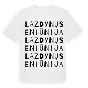 Lazdynų seniūnija ordlek t-shirt – ekologisk bomull t-shirt från Pinshirt