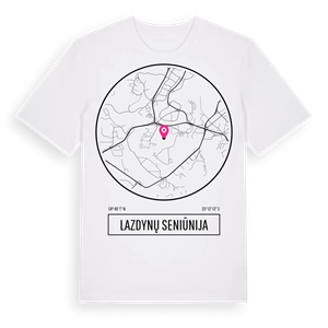 Lazdynų seniūnija t-shirt – ekologisk bomull t-shirt från Pinshirt