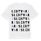 Lentvaris ordlek t-shirt