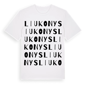 Liukonys ordlek t-shirt – ekologisk bomull t-shirt från Pinshirt