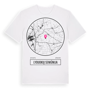 Lyduokių seniūnija t-shirt – ekologisk bomull t-shirt från Pinshirt