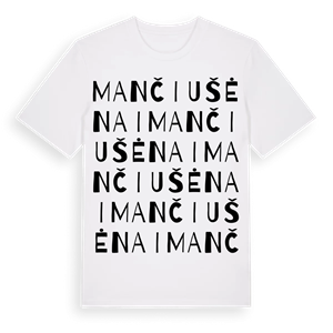 Mančiušėnai ordlek t-shirt – ekologisk bomull t-shirt från Pinshirt