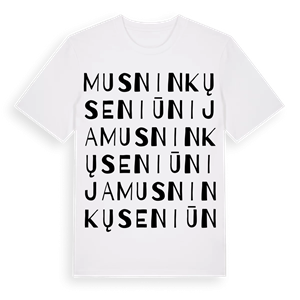 Musninkų seniūnija ordlek t-shirt – ekologisk bomull t-shirt från Pinshirt