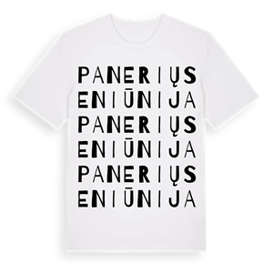 Panerių seniūnija ordlek t-shirt – ekologisk bomull t-shirt från Pinshirt
