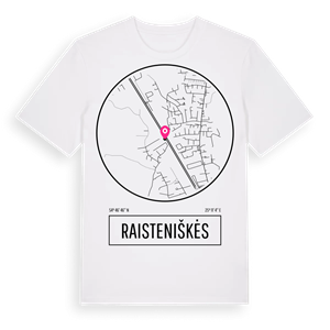 Raisteniškės t-shirt – ekologisk bomull t-shirt från Pinshirt