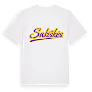 Sakiškės baseball t-shirt – ekologisk bomull t-shirt från Pinshirt