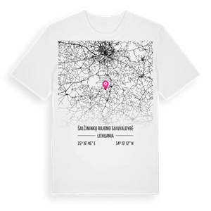 Šalčininkų rajono savivaldybė karta t-shirt – ekologisk bomull t-shirt från Pinshirt