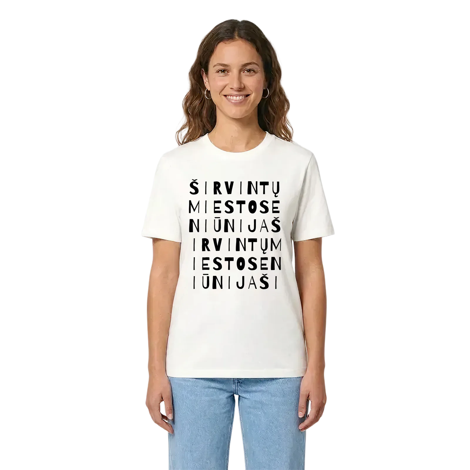Širvintų miesto seniūnija ordlek t-shirt – White, i miljö