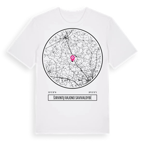 Širvintų rajono savivaldybė t-shirt – ekologisk bomull t-shirt från Pinshirt