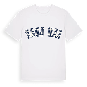 Taujėnai college t-shirt – ekologisk bomull t-shirt från Pinshirt
