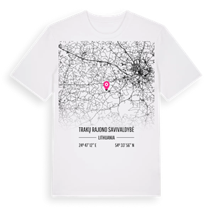 Trakų rajono savivaldybė karta t-shirt – ekologisk bomull t-shirt från Pinshirt
