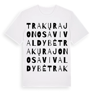 Trakų rajono savivaldybė ordlek t-shirt – ekologisk bomull t-shirt från Pinshirt