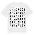Ukmergės rajono savivaldybė ordlek t-shirt