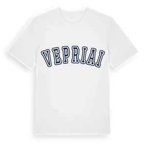 Vepriai college t-shirt – ekologisk bomull t-shirt från Pinshirt
