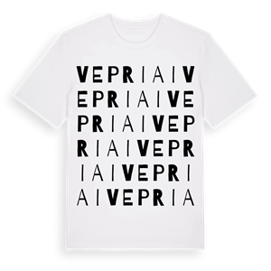 Vepriai ordlek t-shirt – ekologisk bomull t-shirt från Pinshirt