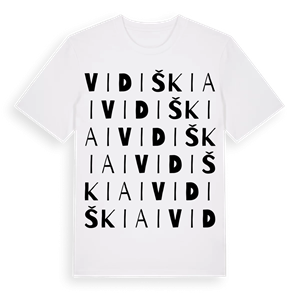 Vidiškiai ordlek t-shirt – ekologisk bomull t-shirt från Pinshirt