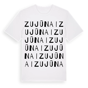 Zujūnai ordlek t-shirt – ekologisk bomull t-shirt från Pinshirt