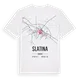 Slatina karta t-shirt