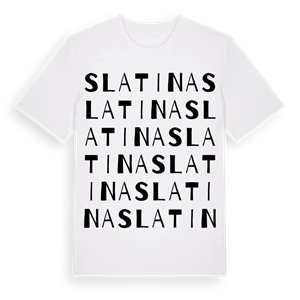 Slatina ordlek t-shirt – ekologisk bomull t-shirt från Pinshirt