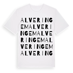 Alveringem ordlek t-shirt – ekologisk bomull t-shirt från Pinshirt