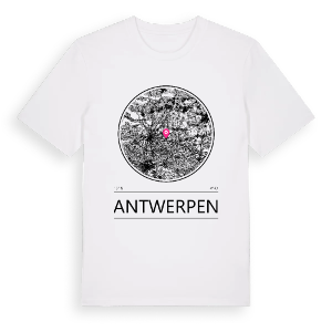 Antwerpen t-shirt – ekologisk bomull t-shirt från Pinshirt