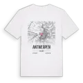 Antwerpen karta t-shirt