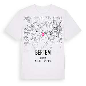 Bertem karta t-shirt – ekologisk bomull t-shirt från Pinshirt