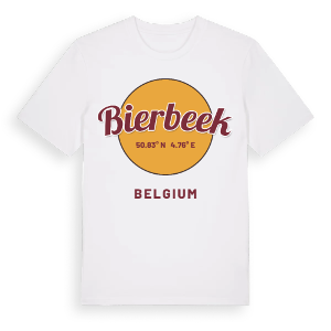 Bierbeek cirkel t-shirt – ekologisk bomull t-shirt från Pinshirt