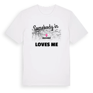 Någon i Boechout älskar mig t-shirt – ekologisk bomull t-shirt från Pinshirt
