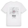 Brugge karta t-shirt