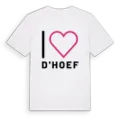 Jag älskar d'Hoef t-shirt stort tryck