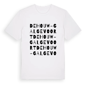 De Houw - Galgevoort ordlek t-shirt – ekologisk bomull t-shirt från Pinshirt