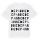 De Panne ordlek t-shirt