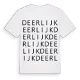 Deerlijk ordlek t-shirt