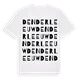 Denderleeuw ordlek t-shirt
